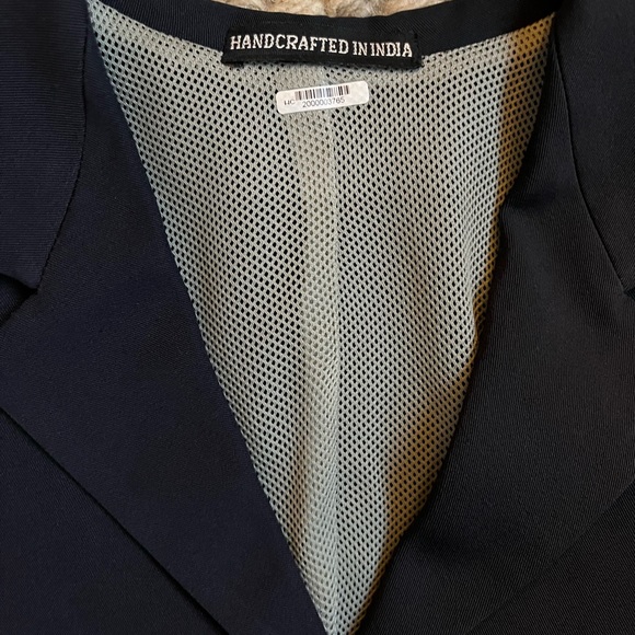 Ovation Kids’ Show Coat Tech Mesh - Navy - 16R - Picture 6 of 8